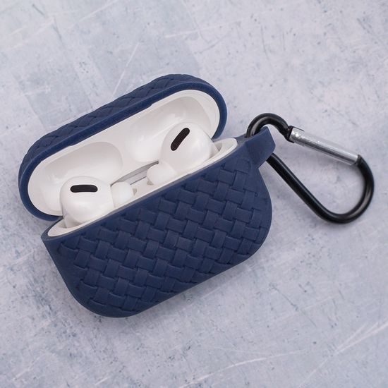 Kötött tok az Airpods Pro 2 készülékhez, kék színű