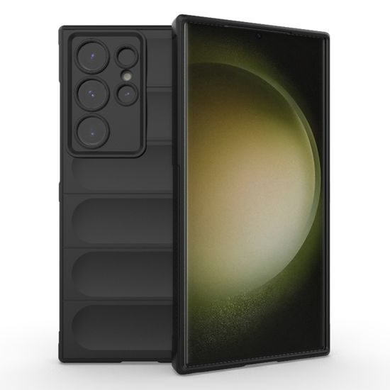 Magic Shield etui, Samsung Galaxy S23 Ultra, črn