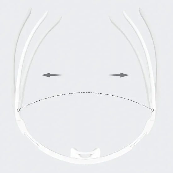 Rockbros Φωτοχρωματικά γυαλιά ποδηλασίας με προστασία UV και διορθωτικό ένθετο, λευκά