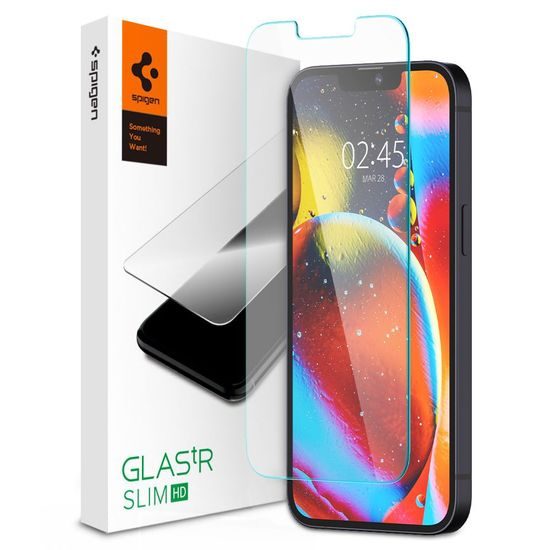 Spigen Glas.Tr Slim Zaščitno kaljeno steklo, iPhone 13 / 13 Pro