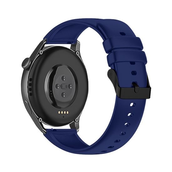 Strap One szilikon szíj Huawei Watch GT 3 46 mm-es órához, sötétkék
