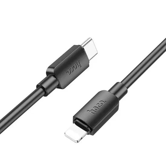 Hoco X96 καλώδιο USB-C - Lightning, PD 2.4A 20W, 1 μ, μαύρο