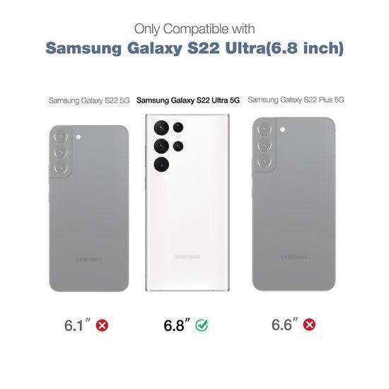 Suritch 360 Διάφανη Θήκη Samsung Galaxy S22 Ultra