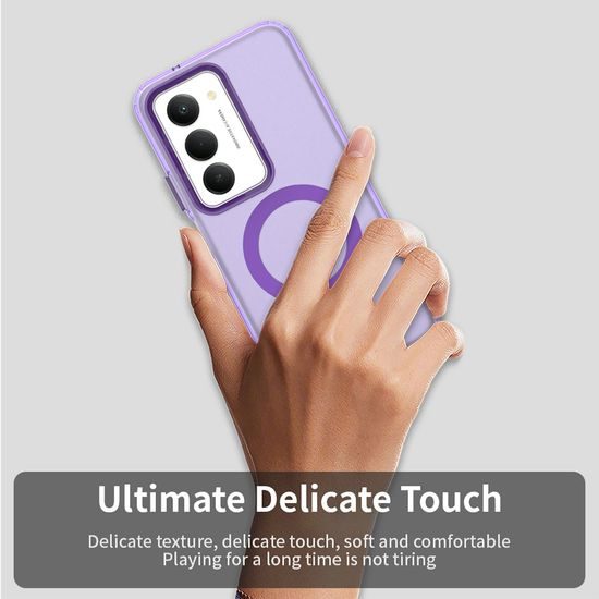 Techsuit CandyCase MagSafe, Xiaomi Redmi 15 4G / 5G, μωβ