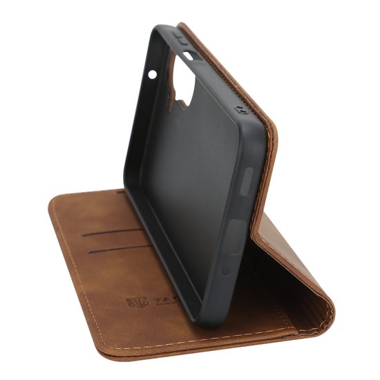 Samsung Galaxy A27 5G ümbris – Tactical Xproof klappümbris – pruun