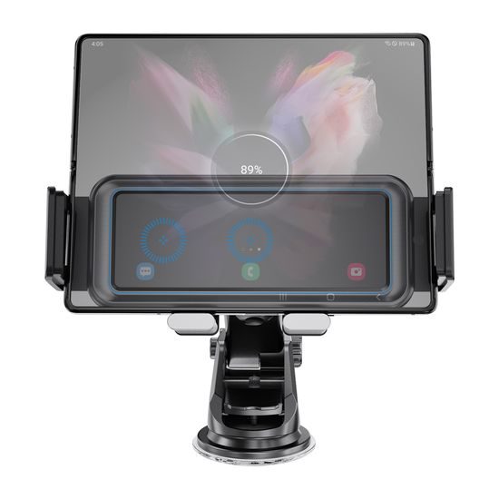 15W Dupla vezeték nélküli autós tartó összecsukható telefonokhoz, C35