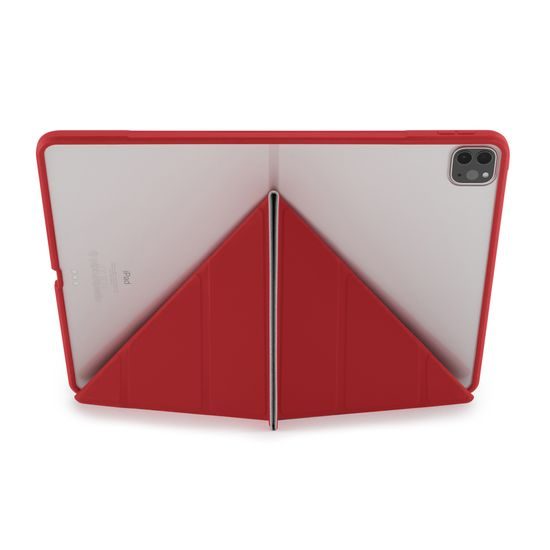 Pipetto Origami TPU θήκη, Apple iPad Pro 12.9, 2018 / 2020 / 2021 / 2022, κόκκινη