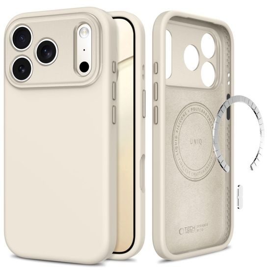 Tech-Protect Uniq MagSafe CC obal, iPhone 17 Pro Max / 18 Pro Max, titanium