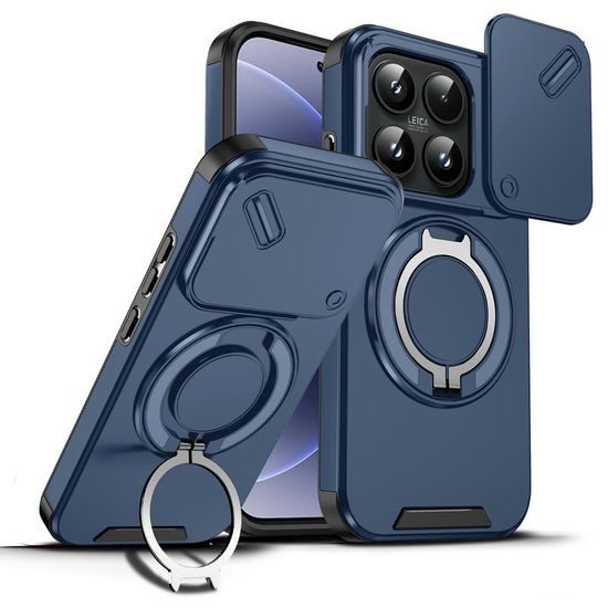 Husă Camslide Stand, Xiaomi 17, albastră