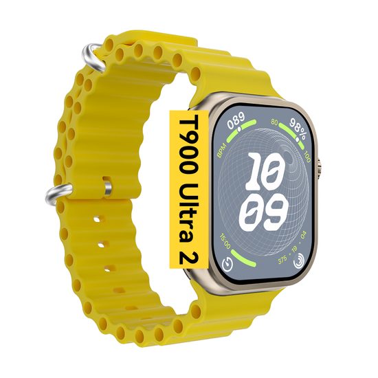 Smartwatch T900 Ultra 2, žlté
