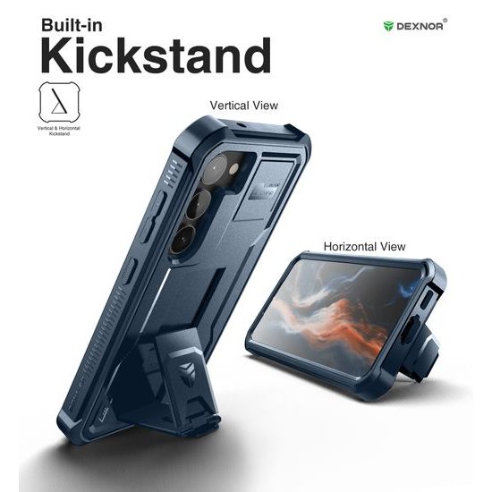 Dexnor 360 Kickstand θήκη Samsung Galaxy S23, μπλε