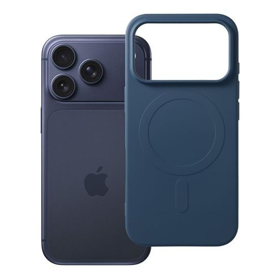 Obal Silicone Mag Cover, iPhone 17 Pro / 18 Pro, modrý