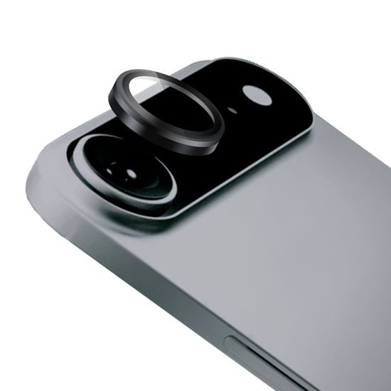 JP Camring Fit, προστατευτικό τζαμάκι για φακό κάμερας, iPhone Air, μαύρο