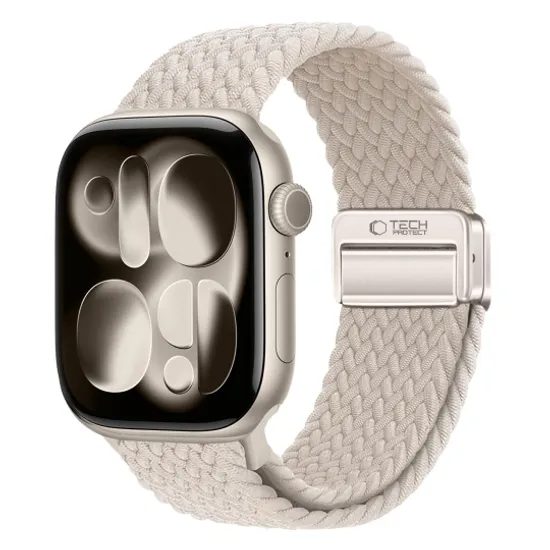 Tech-Protect NylonMag Apple Watch 8 / 9 / 10 / 11 / SE Ultra (44 / 45 / 46 / 49 mm), béžový