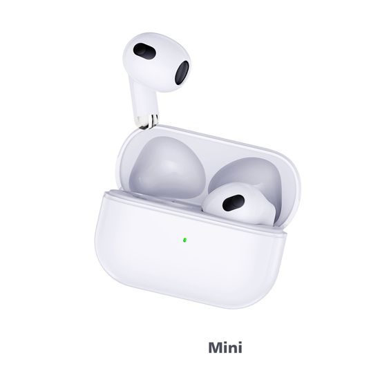 Swissten miniPODS TWS bežične Bluetooth slušalice, bijele