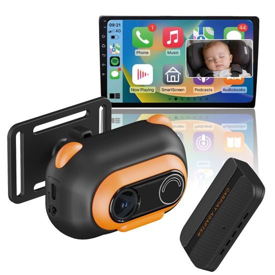 Smart Baby Monitor za auto s CarPlay i Android Auto