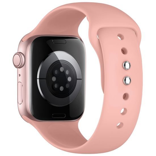 Tech-Protect Silicone rihm Apple Watch 8 / 9 / 10 / 11 / 12 / SE / Ultra (44 / 45 / 46 / 49 mm) – roosa