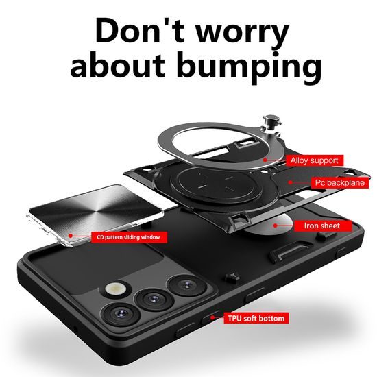 Techsuit CamGuard Pro, Samsung Galaxy S25, μαύρο