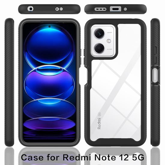 JP Defense360 etui, Xiaomi Redmi Note 12 5G, črn