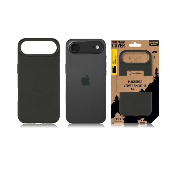 Θήκη Tactical MagForce Velvet Smoothie, iPhone Air, σκούρο γκρι