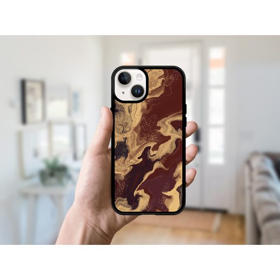 Momanio obal, iPhone 14 Pro, Marble brown