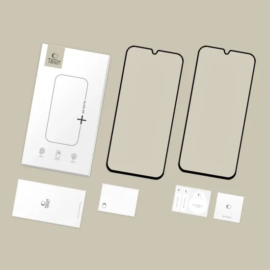 Tech-Protect Σκληρυμένο Γυαλί Fit+ Samsung Galaxy A16 4G / 5G / A26 5G / A17 4G / 5G, μαύρο, 2 τεμάχια