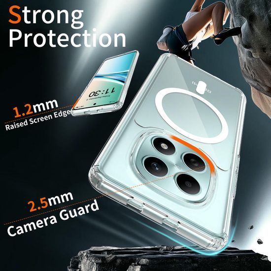 Magsafe prozirna maska, Xiaomi Redmi Note 15 4G, prozirna