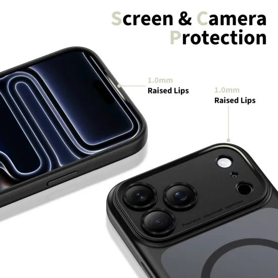 Tech-Protect MagPeak MagSafe CC, iPhone 17 Pro, μαύρο ματ