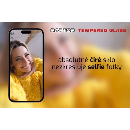 Swissten Raptor Diamond Ultra Clear 3D Προστατευτικό Γυαλί, iPhone 14 Pro Max, μαύρο
