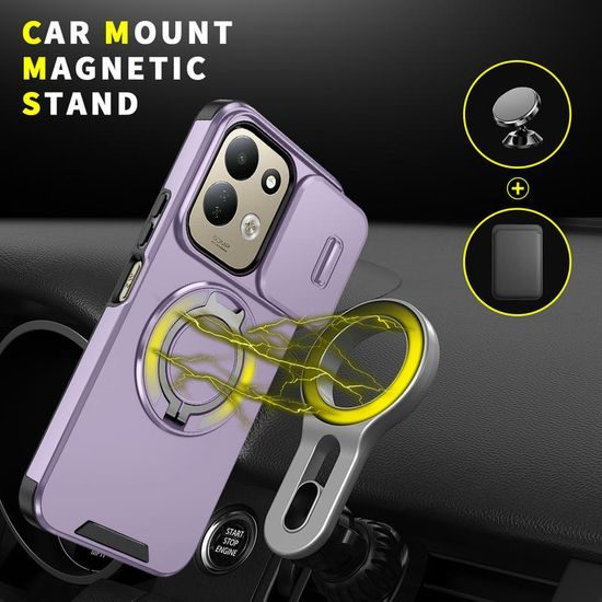 Camslide Stand tok, Xiaomi Redmi 17, lila