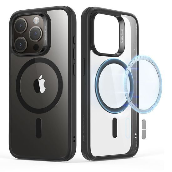 ESR CH HaloLock MagSafe MagSafe iPhone 15 Pro, tiszta fekete