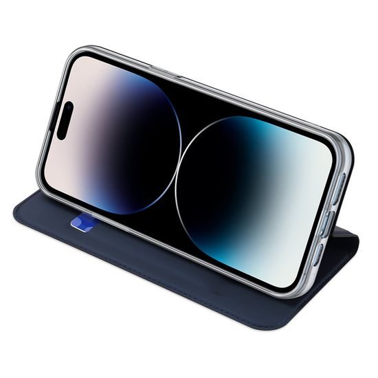 Dux Ducis Skin Pro, Klapphülle, iPhone 15 Pro Max, blau