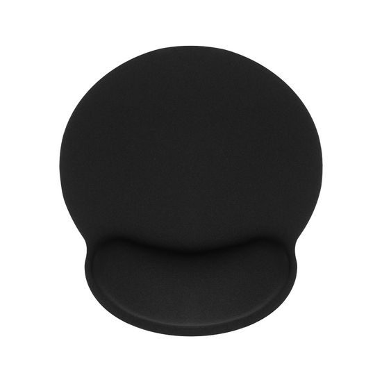 Ergonomická podložka pod myš a zápěstí 250x230x25mm, černá