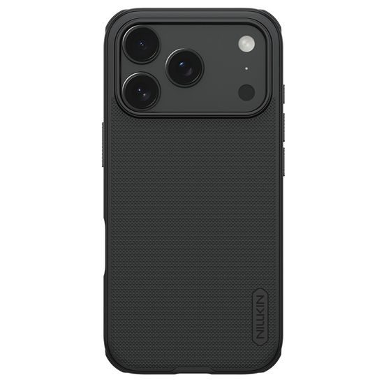 iPhone 17 Pro / 18 Pro dėklas – Nillkin Super Frosted Shield Pro Magnetic – juoda