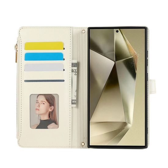 Θήκη Glamour, Samsung Galaxy S25 Ultra, λευκή