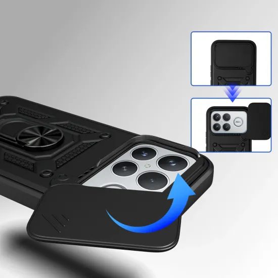 Tech-Protect CamShield Pro Xiaomi Poco F8 Ultra, μαύρο