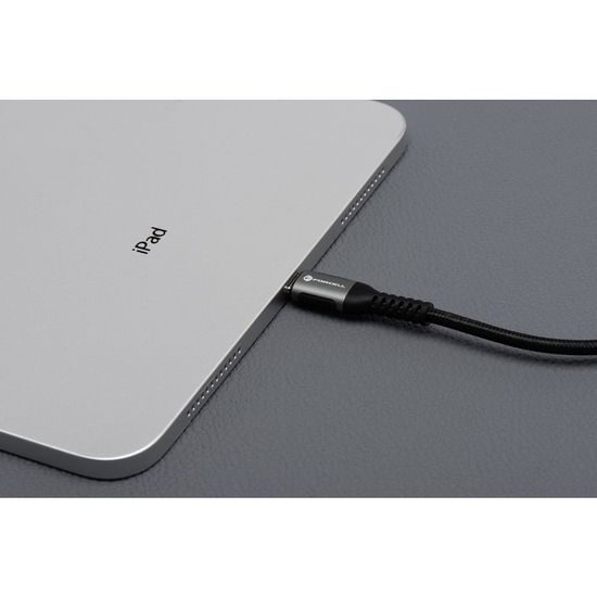 Forcell F-Energy καλώδιο USB-C - Lightning, PD, 3A, 27W, 0,5 m, μαύρο
