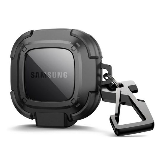 Dexnor odolné pouzdro, Samsung Galaxy Buds FE (2023) / Buds 2 Pro (2022) / Buds 2 (2021) / BudsPro (2021) / BudsLive (2020), černé