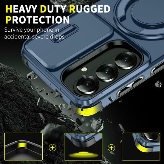 Θήκη Camslide Stand, Samsung Galaxy S26 Plus, μπλε