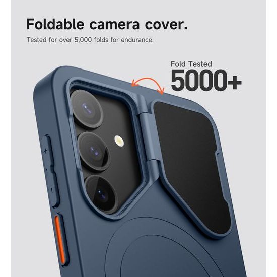 Suritch MagSafe Kickstand Camprotector Θήκη Samsung Galaxy S25 Plus, μπλε