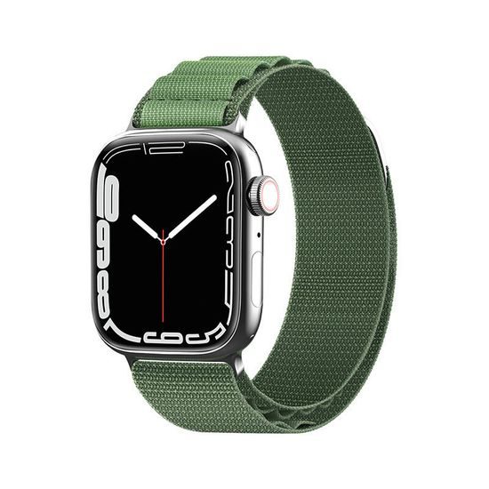 Δερμάτινο λουράκι Alpine με χαλύβδινη πόρπη, Apple Watch 38 / 40 / 41 χιλ., πράσινο