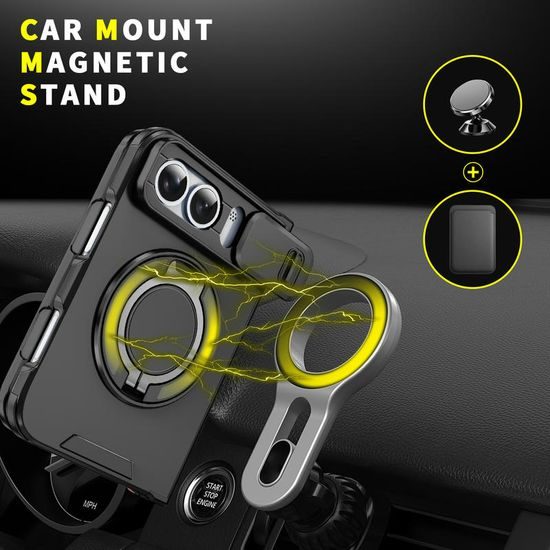 Camslide Stand etui, iPhone Duo, črn