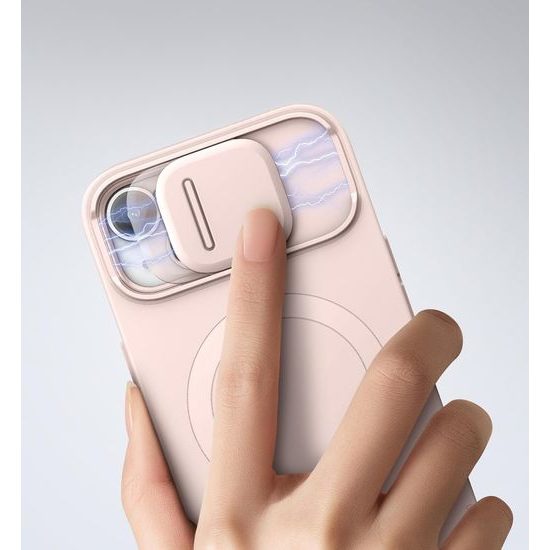 Suritch MagSafe Kickstand Camprotector θήκη iPhone 13 / 14, ροζ
