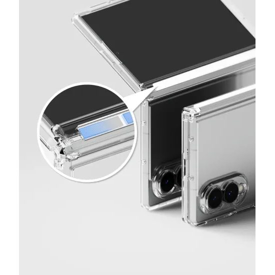 Ringke Fusion Flap etui, Samsung Galaxy Z Fold 8, prozoren