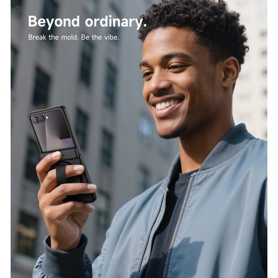 Suritch 360° Kickstand θήκη Samsung Galaxy Z Flip 7, μαύρη