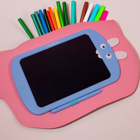 Maxlife MXWB-02 Tavoletta da disegno per bambini, rosa