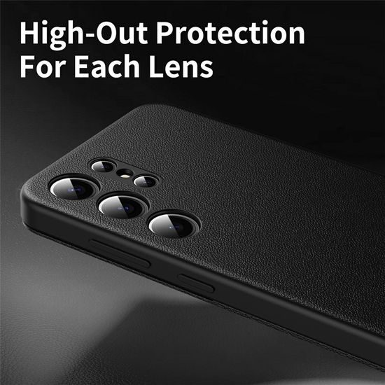 Techsuit SmartView Schutzhülle für Samsung Galaxy S26 Ultra - Flip Case mit Smart View Fenster - Schwarz