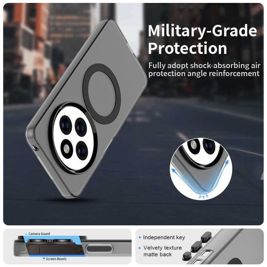 Techsuit CandyCase MagSafe, Xiaomi Redmi 14C / Poco C75, μαύρο