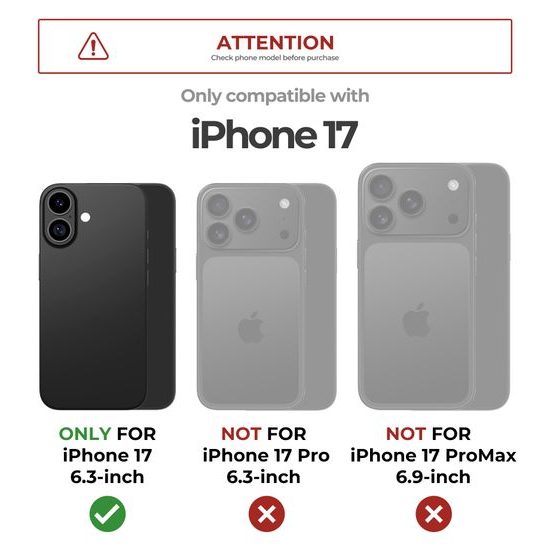 Dexnor MagSafe 360 Kickstand Camprotector etui iPhone 17, črn