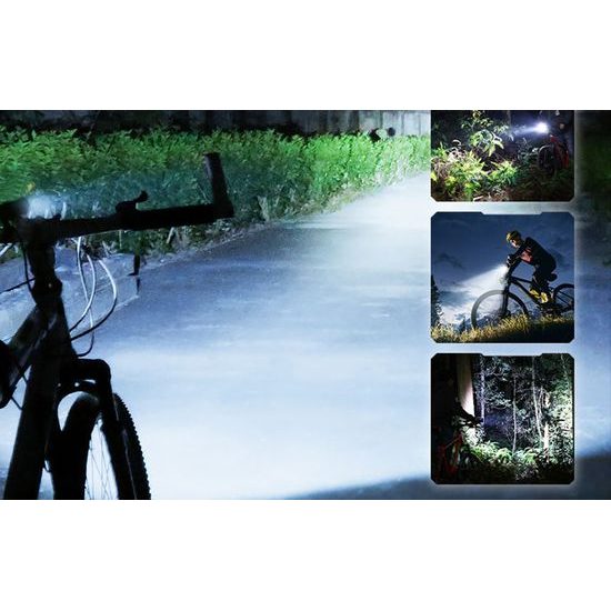 Superfire BL06-X kerékpár lámpa, 275lm, USB